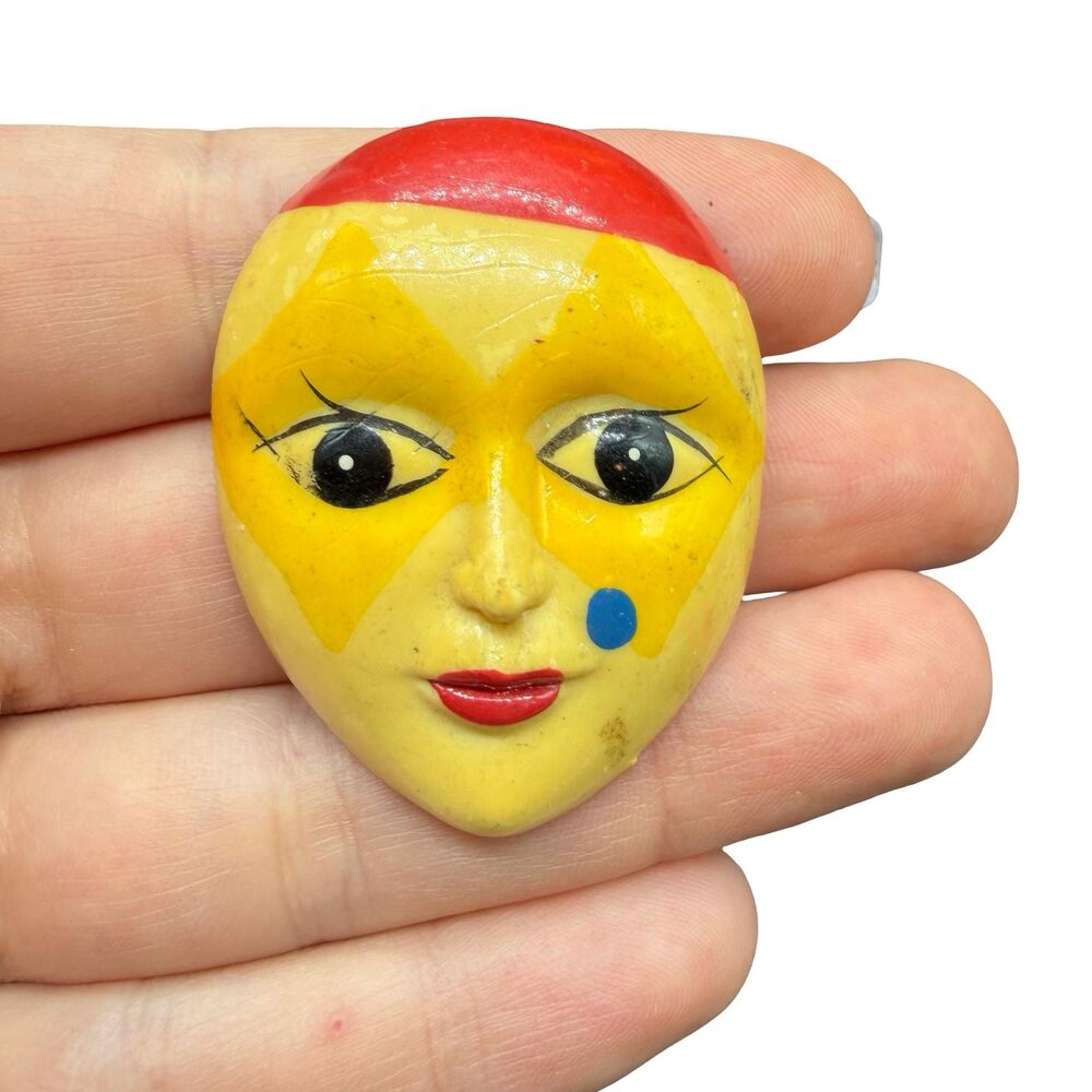 Vintage Jewelry Women’s Face Brooch Face Pin